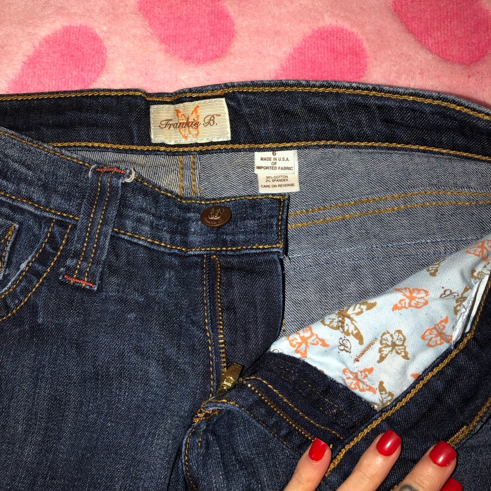 Rare vintage y2k Frankie B heart jeans - Picture 5 of 16